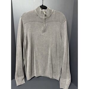 True Rock Men's XXL Gray Quarter Zip Pullover